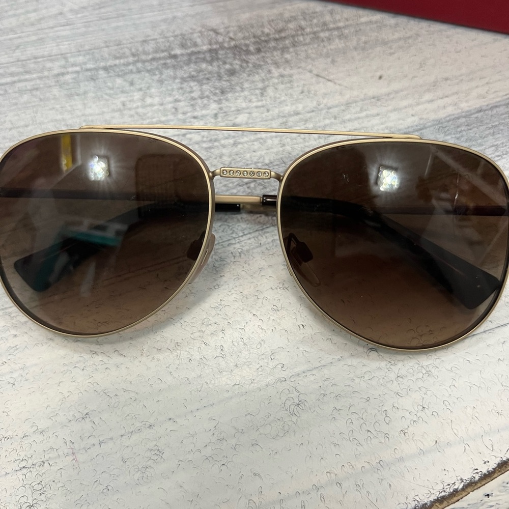 Valentino gold sunglasses